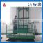 guide rail transport cargo lift hydraulic lifting platform