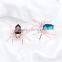 rose gold Spider animal diamand brooches in bulk cheap wholesale price bulk