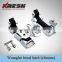 High quality 4x4 SUV stainless steel chrome engine silver stainless steel hood latches, SUV car hood latch for off-road vehicle
