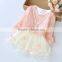 2015 Cute Style Infant Dress Autumn Baby Girl Dress Princess Dress Two Piece set