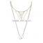 Vogue New Triangle Design Necklet Men Jewelry Chain Pendant Necklace