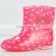 Fashion cartoon short barrel Crystal Children rainshoes children rain boot
