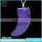 yiwu punk shining moon natural stone mens necklace for men