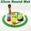 Round silicone dab wax mat silicone bho oil pad custom silicone mat dabber sheets wax vaporizer rubber mats