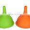Hot Sale Colorful Silicone Funnel for Liquid Transfer Powder Transfer 100% Food Grade Silicone