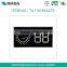 Black background 2 digit custom lcd display panel
