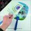 Summer popular Promotional giveaways Print ads mini plastic hand fan