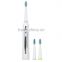 Sonic Electric Toothbrush Rechargable Waterproof with 2 Extra Replacement Brush Heads Charging Station US Plug SV030696