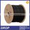 HUIYUAN 2 G657A1 ftth fiber optic drop wire