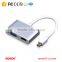 Adson Factory supply Silver Aluminum alloy Mini DP to HDMI+VGA converter