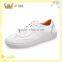 White Genuine Leather Sneakers