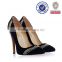 2016 newest best selling unique yellow real leather high-end high heel wholesale warehouse shoes