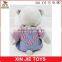 100% polyester bear type plush toy soft grey plush teddy bear with clothing customize grey plush teddy bear toy