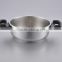 18/8 stainless steel sandwich bottom cookware, suitable to gas stove & induction cooker