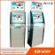 19inch touch screen hospital test report self printing kiosk