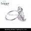 fashion jewelry wholesale hot selling flower shape ring pearl diamond ring