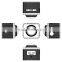 1080P@30 fps 1.5 inch Four Modes 12MP Panorama Photographic Action Camera