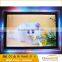 Indoor advertising led acrylic crystal light box backlit lighting frame battery