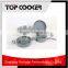 Aluminum press marble coating hot pot cookware