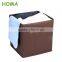 Foldable storage cube basket bin clothes organizer