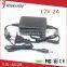 Desktop AC Adapter 12V 2A Power Adaptor for CCTV Security YJS-A027