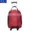 Carry-On Type Polyester Bag Travel Wheeled Trolley Bag With Zipper