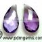 Amethyst Mango Shape Cut Faceted Lot For Necklace From Wholesaler