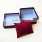 hot sale wood watch box paper rectangle watch boxes cases with pillow packing gift box