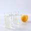 Hot sale China factory promotional high quality hand made small size 150ml decorative clear borosilicate thin glass cup