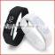 H-tech functional digital silicone bracelet watch