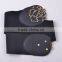 Rose Design New Ladies Elastic Faux Leather Wide Stretch Waistband For Dress