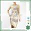 one-shoulder two-pieces foil cool bodycon bandage dress for girls
