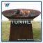 Outdoor High Temperature Painted Barbecue Fire Pit Swing Grill