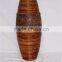 Handmade black rattan flower vase home deco vase
