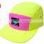 dye sublimation wholesale custom 5 panel cap/hat
