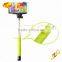 Wholesale extendable selfie stick for all smartphones high quality monopod selfie stick with bluetooth remote shutter