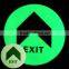Photoluminescent vinyl film for safety sign systems