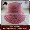 Classic black band bucket shape boater straw hat