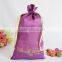 2016 top quality Satin Hair Packaging hair bag