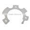 Different size stainless steel male female thread flange adapter
