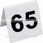 V-shape acrylic table number stand holder for restaurant hotel