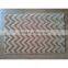100% polyester W jacquard floor mat