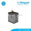 i-Regal Hot selling EU US UK pin plug travel charger with high quality