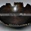 Aluminium Metal Fruit Candy Bowl Oval Copper Finish