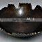 Bronze Aluminium Metal Fruit Candy Bowl Oval