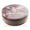 gold supplier food grade metal round cookie tins box