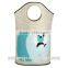 Polyester Cute Cartoon Baby Basket laundry Hamper for Nursery
