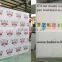 Indoor trade show display stand hook and loop fabric pop up wall