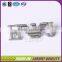 Nick-free finish plating embossed gold sewing metal label