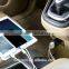 Compact design 3 ports car charger for your ipad/ iphone with Intelligent Charging IC UCA-3U